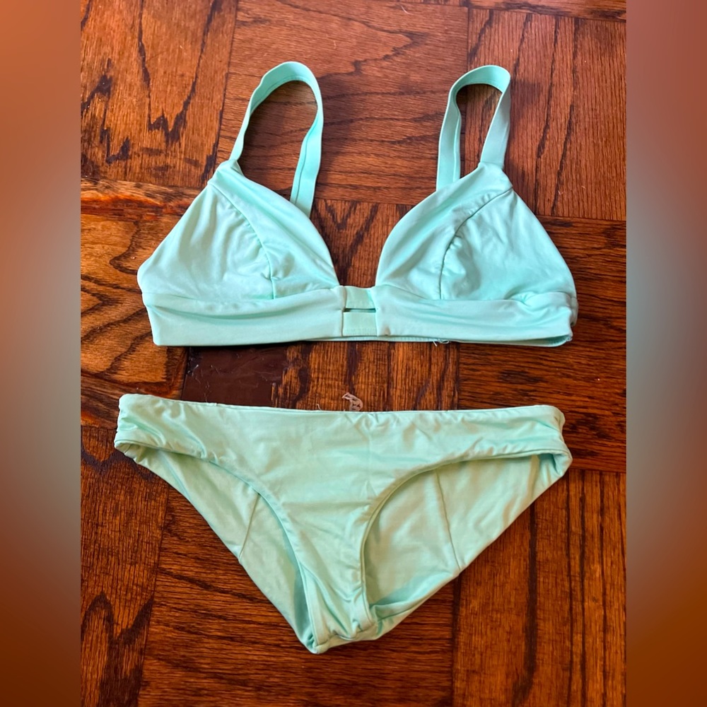 Vitamin A Neutra Bralette and bathing suit bottom